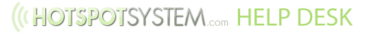HotSpotSystem.com Help Desk